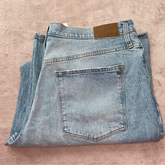 Madewell distressed superwide - leg Jean size 33P/L30/1/2 - Picture 3 of 14